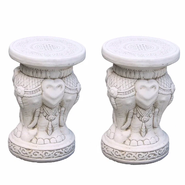 2er Set Blumensäulen 100cm - Weiße Deko Säulen Für Hochzeit & Events