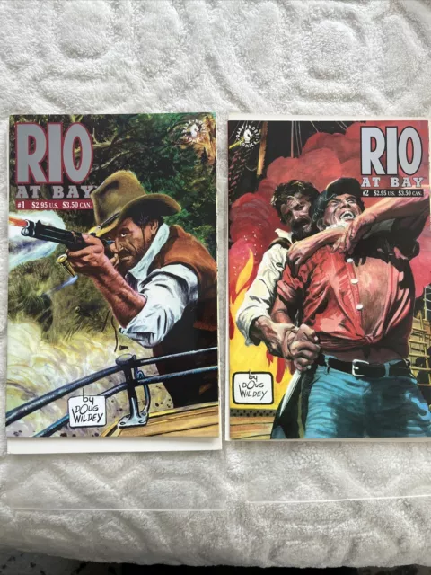 Rio at Bay #1-2 VF/NM complete series Dark Horse Comics Doug Wildey 1992 set
