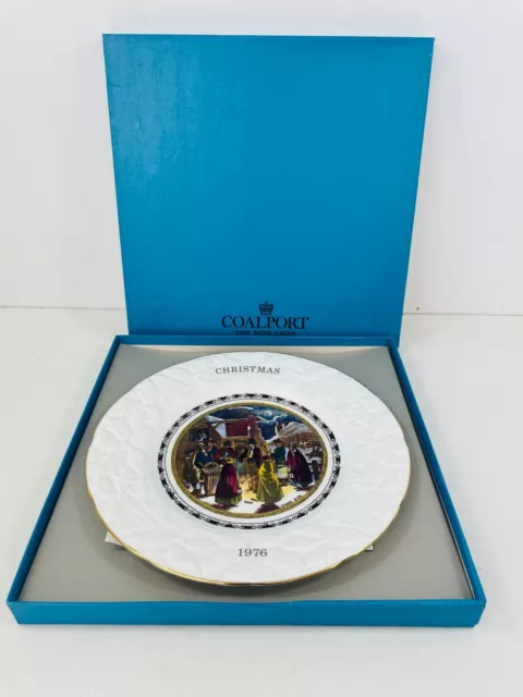 Coalport 1976 Christmas Plate in Box