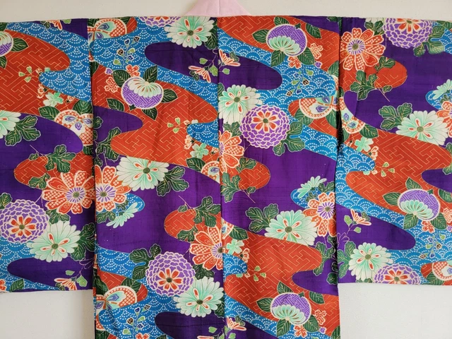 Japanese Silk Kimono   juban ,gown, Dressing,Lingerie, Nightwear,ま 3