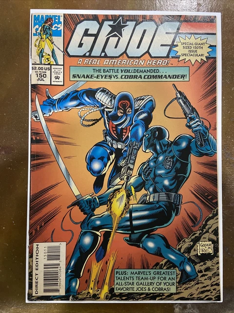 G.I. Joe A Real American Hero ARAH #150 - 1994 Marvel Hama- Rare, Low Print Run!