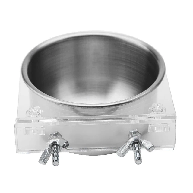 Bird Cage Cibo Ciotola Alimentatore D'acqua Rack Accessori Per Gabb DB3