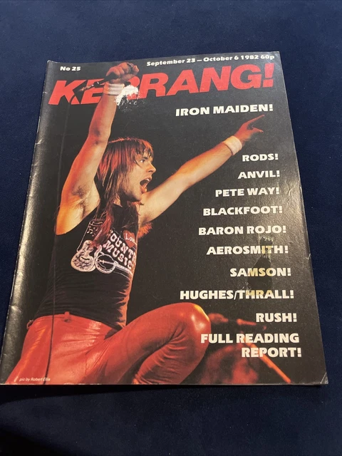 Kerrang No.1219 Iron Maiden Kerrang Product #PG3G6E | eBay