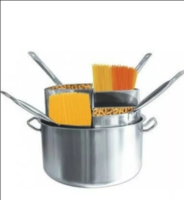 BOLLITORE 30 LITRI Dm 40 Cuocipasta Casseruola Inox 4-Spicchi Induzione  52022 EUR 360,00 - PicClick IT