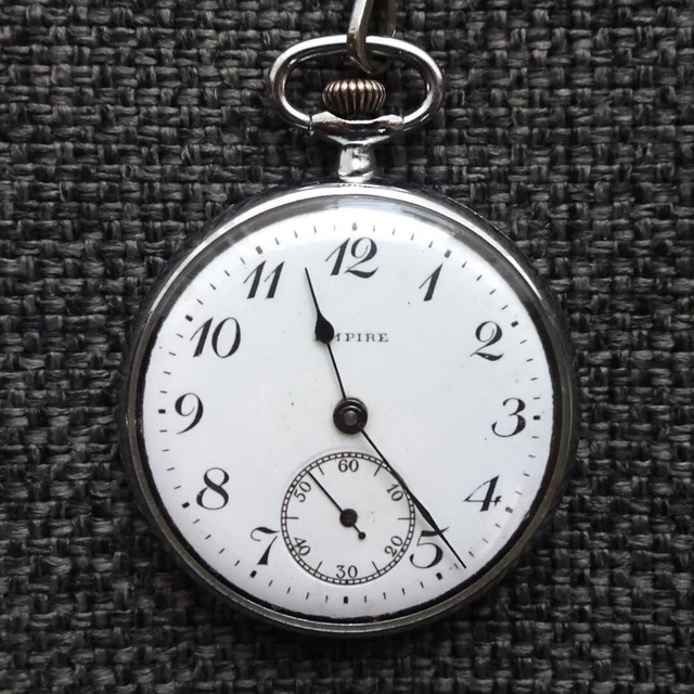 SEIKO SEIKOSHA EMPIRE Pocket Watch Vintage Mechanical Manual Open Face