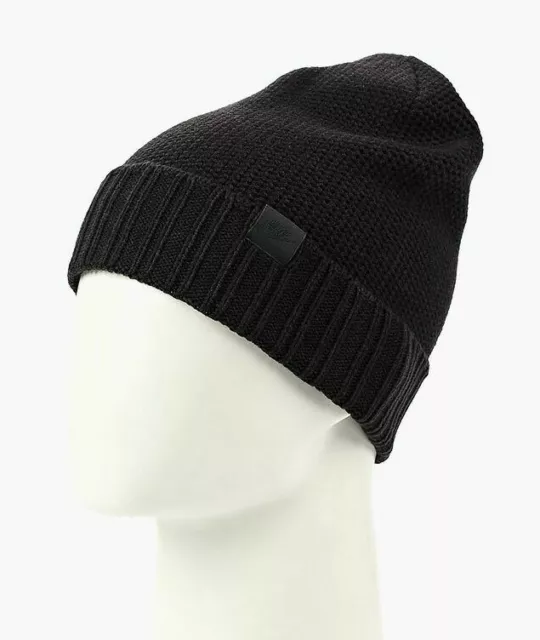 Nike NSW Sportswear Beanie Winterstrick Wabenmuster Mütze Kopfbedeckung schwarz 3