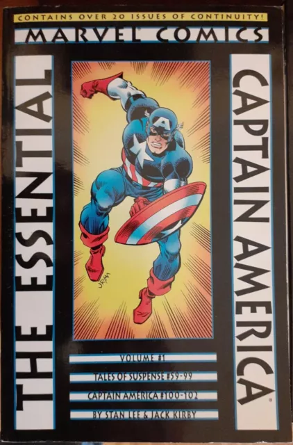 Marvel Usa Essential Captain America Vol 1 Seconda Edizione 1St Printing