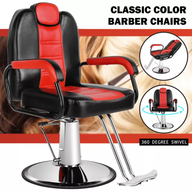All Purpose Hydraulic Reclining Barber Chair Stylist Salon Beauty Spa Equipment