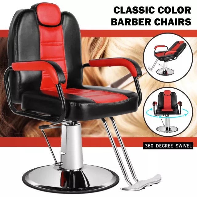 All Purpose Hydraulic Reclining Barber Chair Stylist Salon Beauty Spa Equipment All Purpose Hydraulic Reclining Barber Chair Stylist Salon Beauty Spa Equipment