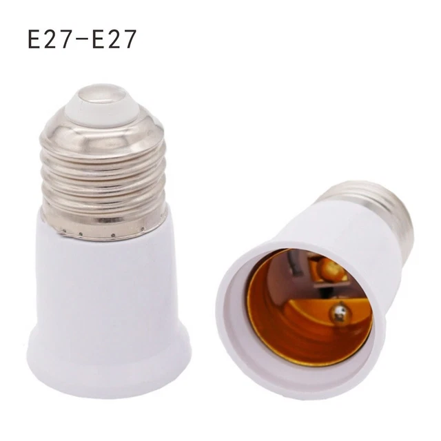 Light Bulb Socket Extender E26/E27 Screw In Adapter 3cm 1.2 inch Extension Base