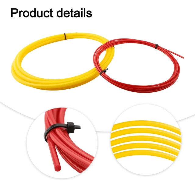 Kit Cintreuse Tuyau Cuivre 4 M – Bande PE Intégrée – Pour Clim 1/4" Rouge & 1/2" Jaune – Réutilisable & Flexible