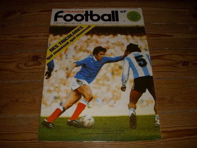 FRANCE FOOTBALL 1630 05.07.1977 France Tournee Amsud Brest Stade Brestois EUR 8,30 - FR