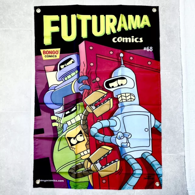 Futurama Display Poster Bongo Comics Promo Vintage Rare The Simpsons Merchandise