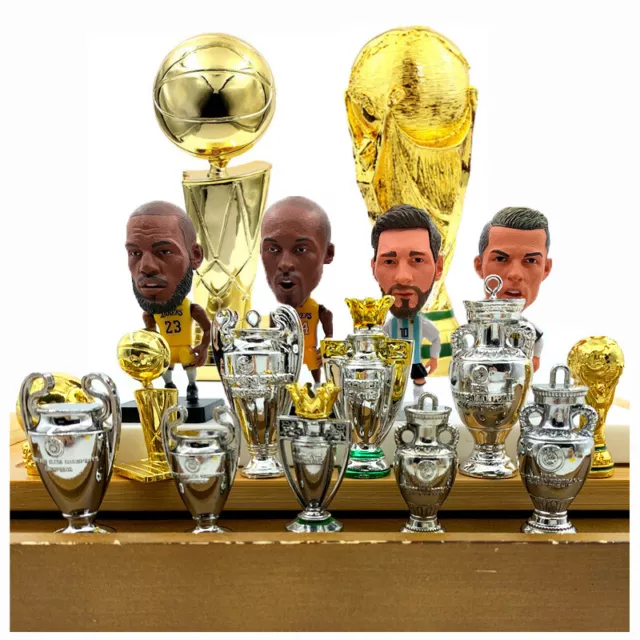 New 2023 World Football League + Basketball League Trophy Resin/Alloy Keychain