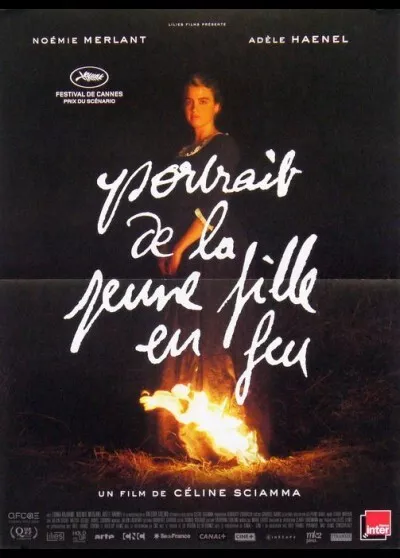 affiche du film PORTRAIT DE LA JEUNE FILLE EN FEU 40x60 cm