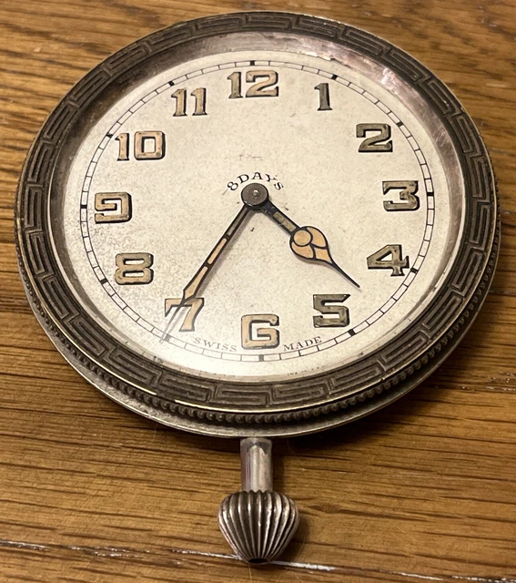 ANTIQUE SANDOZ 8 Days Swiss Made Car Clock NOT Running £65.93 PicClick UK