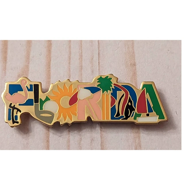 Metal Florida Magnet