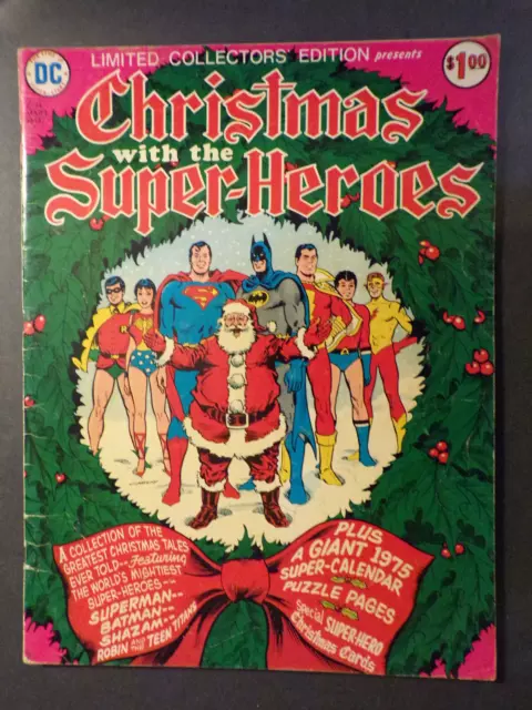 Christmas With the Superheroes (DC Comics 1975) Limited Collectors' Edition, J91