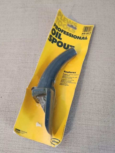 Vintage PLEWS TOOLS Professional Oil Spout ~ NOS