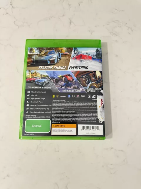 Forza Horizon 4 - Xbox One - Like New - Free Postage 3