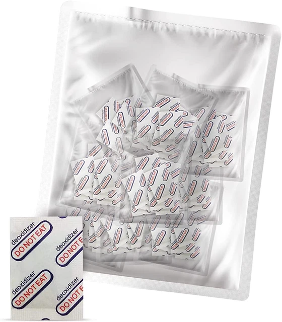 300Cc Oxygen Absorbers (100 Packets - 10 Individual Pack of 10 Packets) for Food