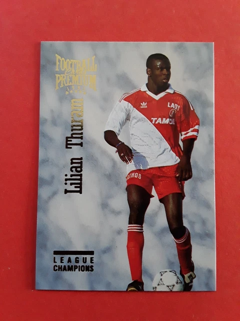 Carte Panini Lilian Thuram AS Monaco 1996 #112 - UNFP Football - VG