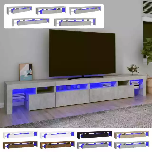 Mueble de TV con Luces LED Armario Auxiliar Consola Aparador para Salón vidaXL
