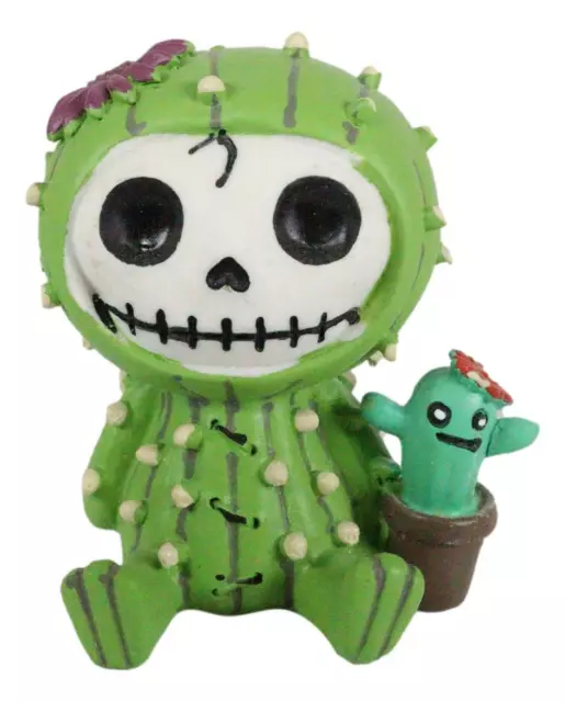 Ebros Furry Bones Desert Cacti The Prickly Cactus Costume Monster Figurine 2.75H