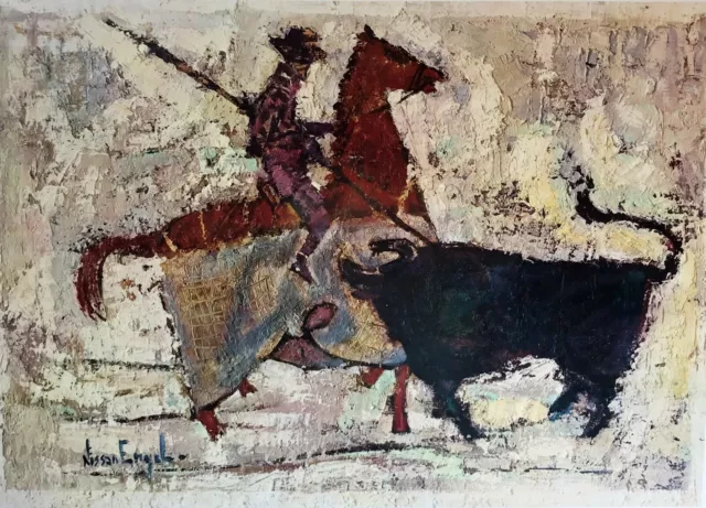 Vintage Nissan Engel "El Picador" NYGS Fine Art Print 33 1/2 X 27 Vintage Nissan Engel "El Picador" NYGS Fine Art Print 33 1/2 X 27