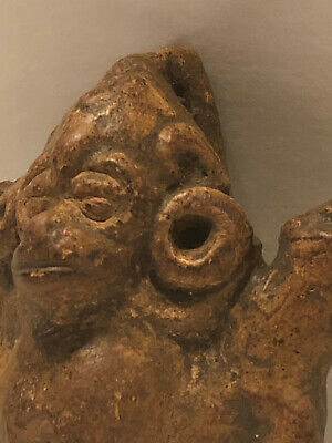 Authentic Pre Columbian Monkey Effigy Mayan Classic Period 7