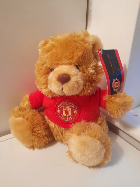 Manchester United Brown Teddy Bear Official Merchandise 1997 8"