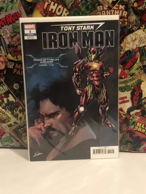 Tony Stark Iron Man #1 Lozano Model C1E1 Variant NM 2018 FREE SHIPPING