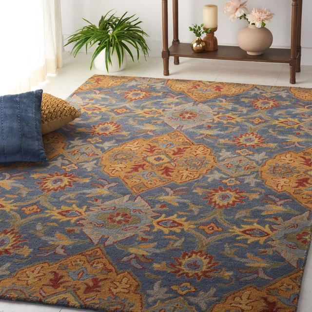Safavieh Heritage Hg418q Handmade Red / Multi Rug