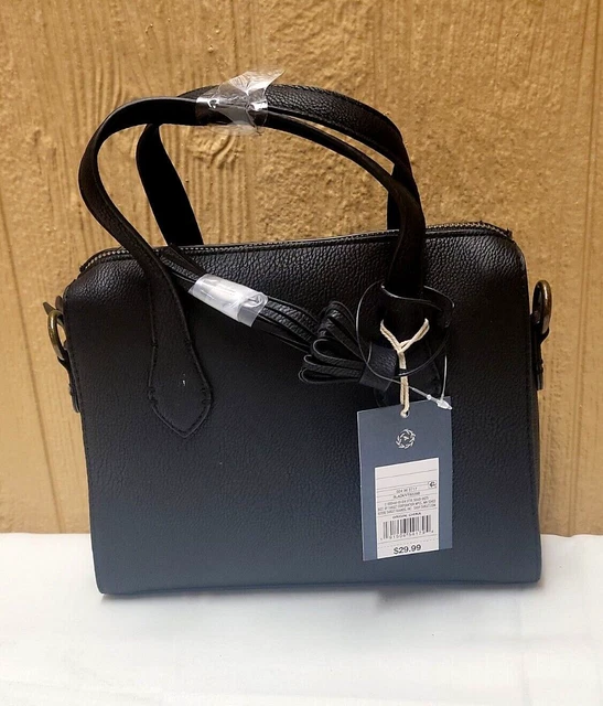 Universal Thread Goods Co Handbag with Shoulder Strap Black Small  9.5"x8"x3"