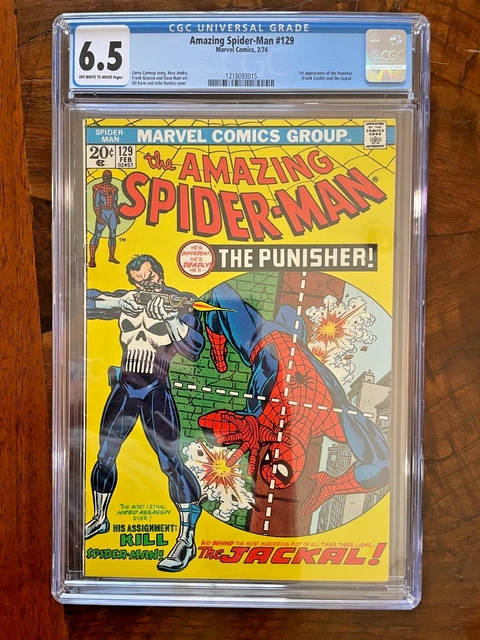 Amazing Spider-Man 129 CGC 6.5 1974 1st Appearance Punisher Jackal MCU Daredevil