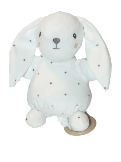Doudou Peluche Musicale Lapin Blanc Gris  Etoiles  Simba Toys