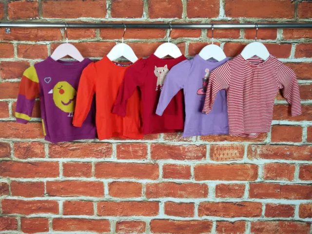 Baby Girl Bundle Age 3-6 Months M&S Gap Next Etc Sweater Jumper T-Shirt Red 68Cm