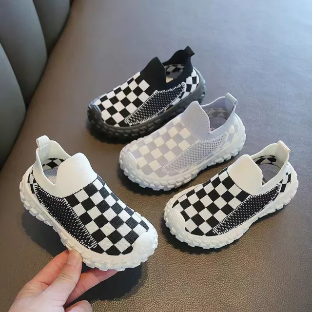 Kids Boys Girls Knit Sock Trainers Sneakers Children Infant Toddler Casual Shoes