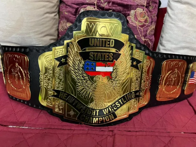 WCW United States Heavyweight Wrestling Championship Adult Size Replica Belt 2MM