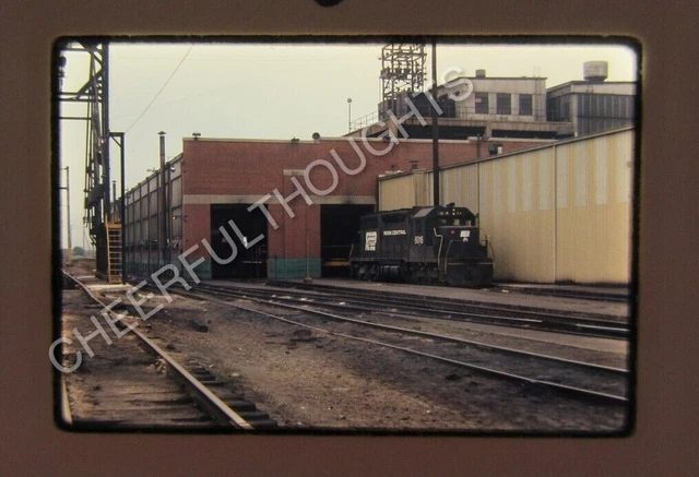 Original '73 Ektachrome Slide PC Penn Central 6016 SD35 Enola     34W49