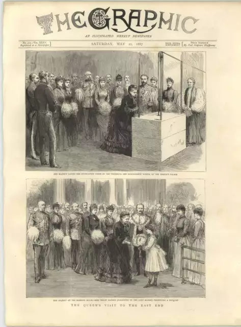 1887 Queens Visit To East And People's Palace Technical School