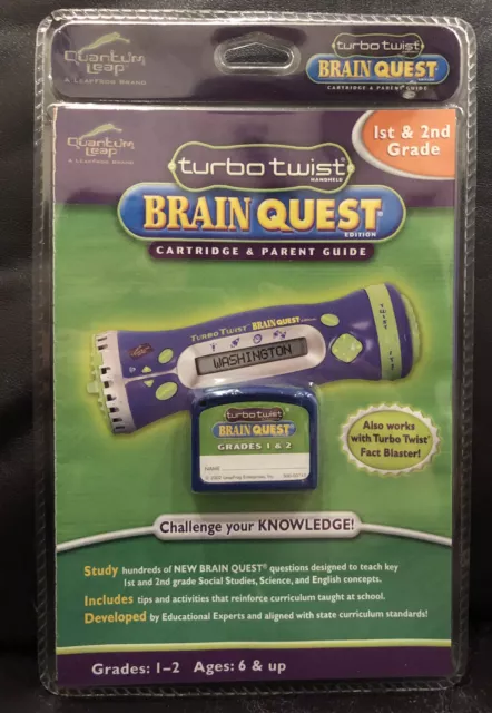 Quantum Leap LeapFrog Turbo Twist Brain Quest Multiple Choice School Trivia