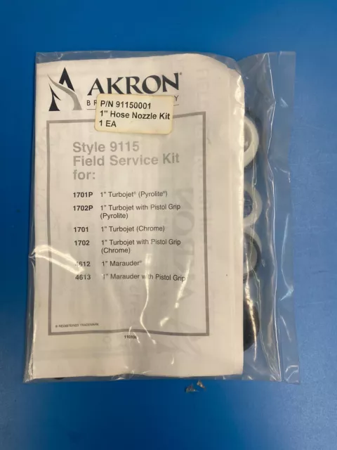 Akron 9115 Field Service Kit for Styles 1701 and 1702.