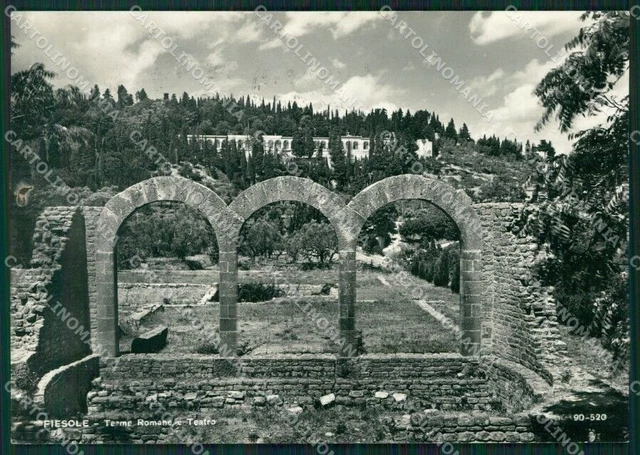 Firenze Fiesole Terme Romana Teatro Foto FG cartolina KV7981
