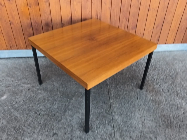 60er Mesa Vintage Mesa de Centro Mesa Sofá Danesa Retro Café Table 60s Nogal