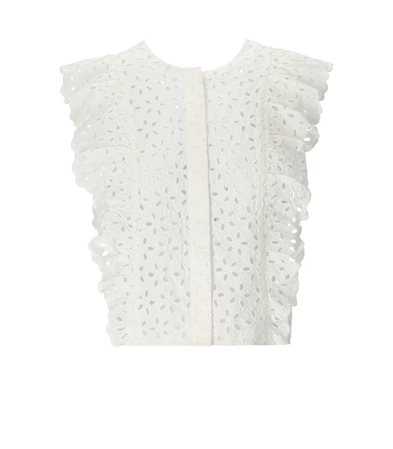 Top Damanna Bianco Essentiel Antwerp Tops Donna Bianco