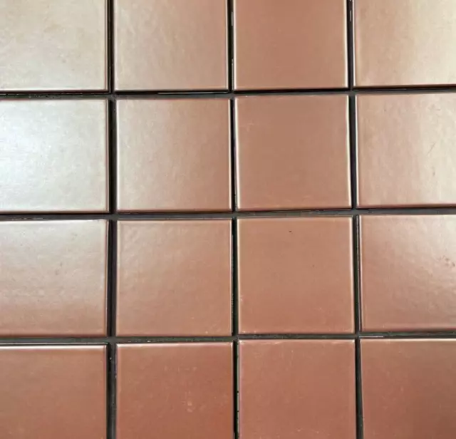 Peach Bathroom Tile 4x4* Iridescent Shower Wall Ceramic C#IR37 10 sqft
