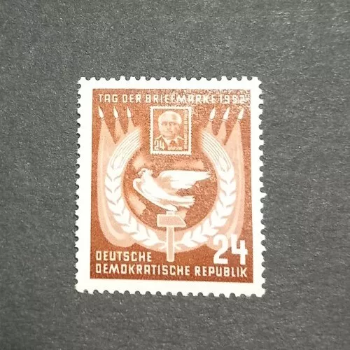 DDR 1952, Mi.Nr. 319, Tag der Briefmarke, postfrisch