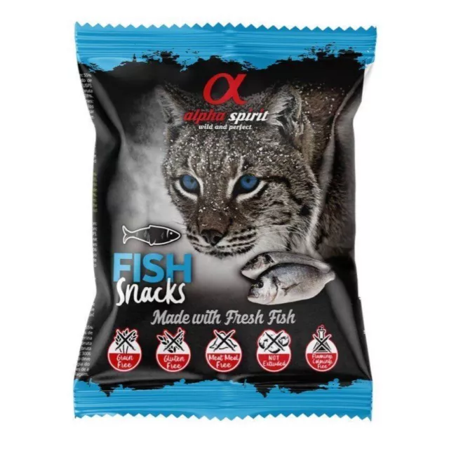 Alpha Spirit FISH SNACKS 50g POISSON pour chat