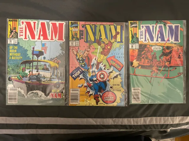 The Nam #1-42 Marvel Comic 1986 LOT avg. NM/NM+ First Print